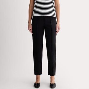 Everlane the dream pant S black tapered leg pintuck front tailored sweatpant
